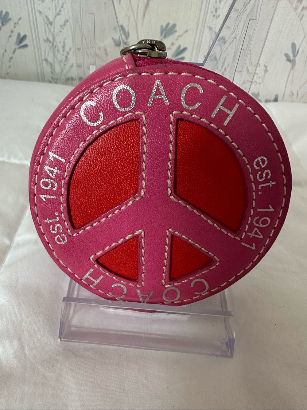 Coach Peace Pouch Keyfob - Picture 2 of 10